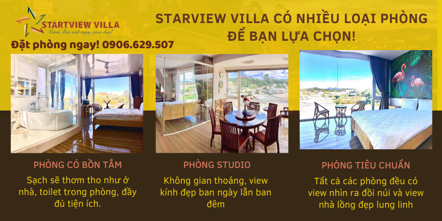 Khách sạn ở Đà Lạt Homestay Starview villa
